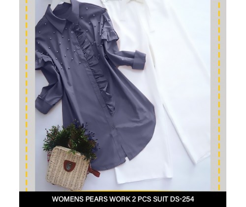 Womens Pears Work 2 Pcs Suit DS-254